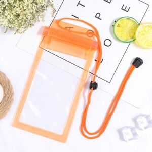 Waterproof Phone Pouch - Orange